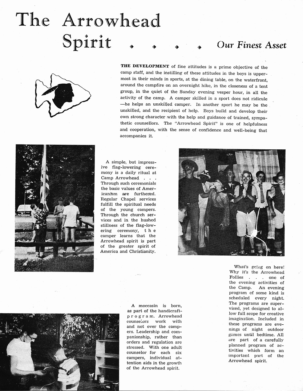 Camp Arrowhead Brochure Page 3